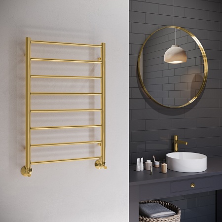 Аврора П8 500х800 Полотенцесушитель TERMINUS Золото Чайковский - фото 3