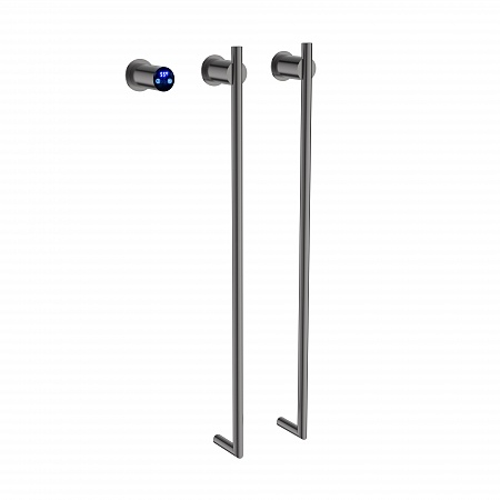 Рондо П2 350х760 электро Полотенцесушитель TERMINUS Оружейная сталь Чайковский - фото 1