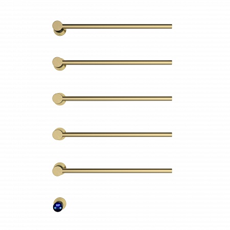 Аккорд П5 500х800 электро Полотенцесушитель TERMINUS Брашированное золото Чайковский - фото 2 Аккорд П5 500х800 электро Полотенцесушитель TERMINUS Брашированное золото Чайковский - фото 2