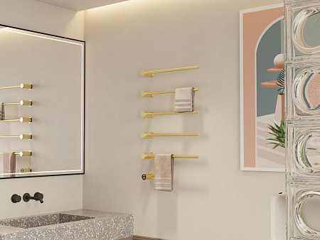 Аккорд П5 500х800 электро Полотенцесушитель TERMINUS Брашированное золото Чайковский - фото 5 Аккорд П5 500х800 электро Полотенцесушитель TERMINUS Брашированное золото Чайковский - фото 5