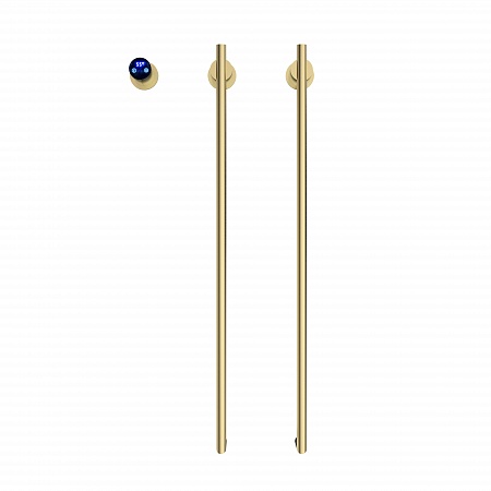 Рондо П2 350х760 электро Полотенцесушитель TERMINUS Брашированное золото Чайковский - фото 2