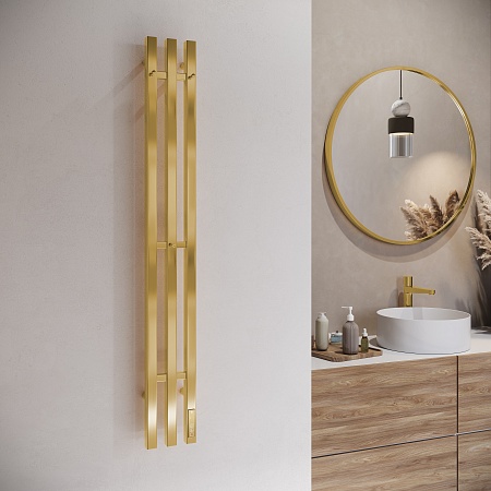 Стойка электро TRES проф1200 TERMINUS Брашированное золото Чайковский - фото 3