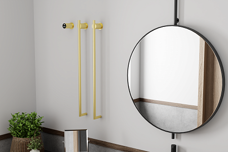 Рондо П2 350х760 электро Полотенцесушитель TERMINUS Брашированное золото Чайковский - фото 6